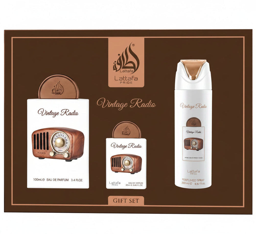 COFFRET VINTAGE RADIO 100ML