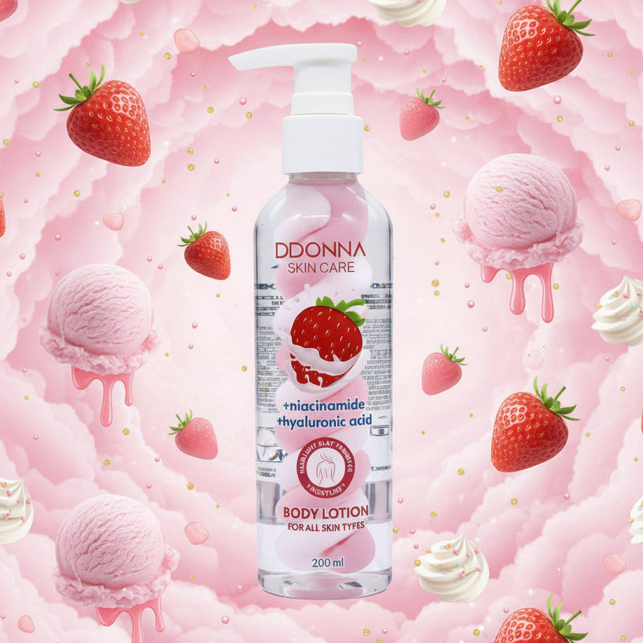 LOTION CORPORELLE FRAISE & CRÈME 200ML