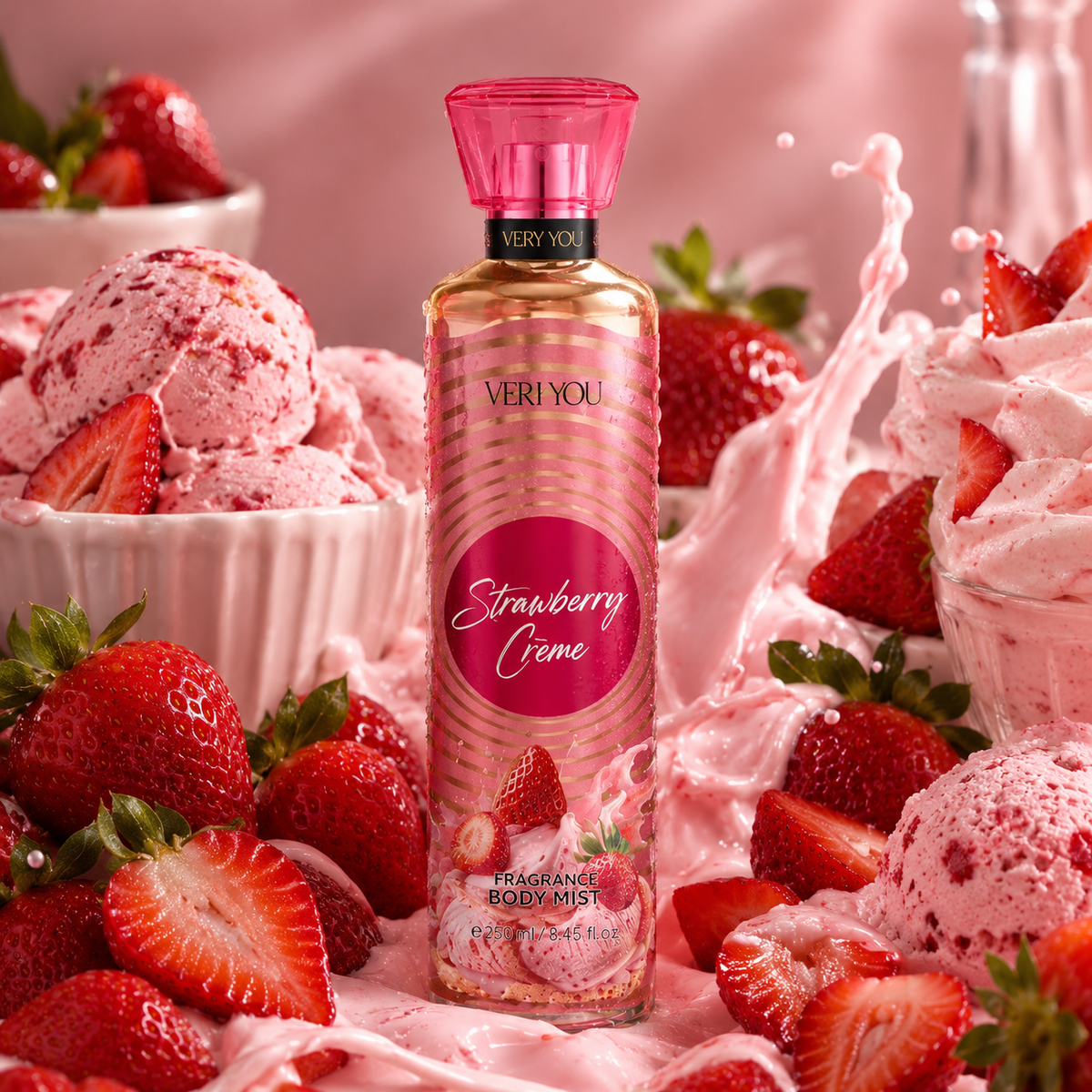BODY MIST BODY MIST 250ML CRÈME FRAISE