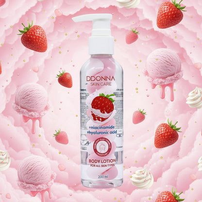LOTION CORPORELLE FRAISE & CRÈME 200ML