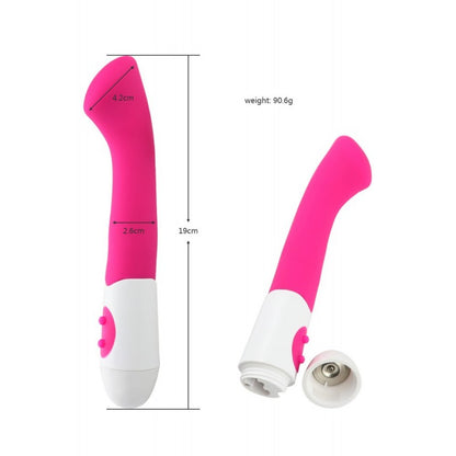 VIBROMASSEUR ROSE TÊTÊ PLATE POINT- 19CM